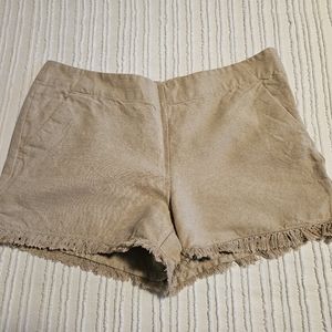 Ann Taylor LOFT Riviera Shorts Tan